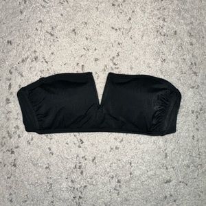 Black Bandeau Bikini Top